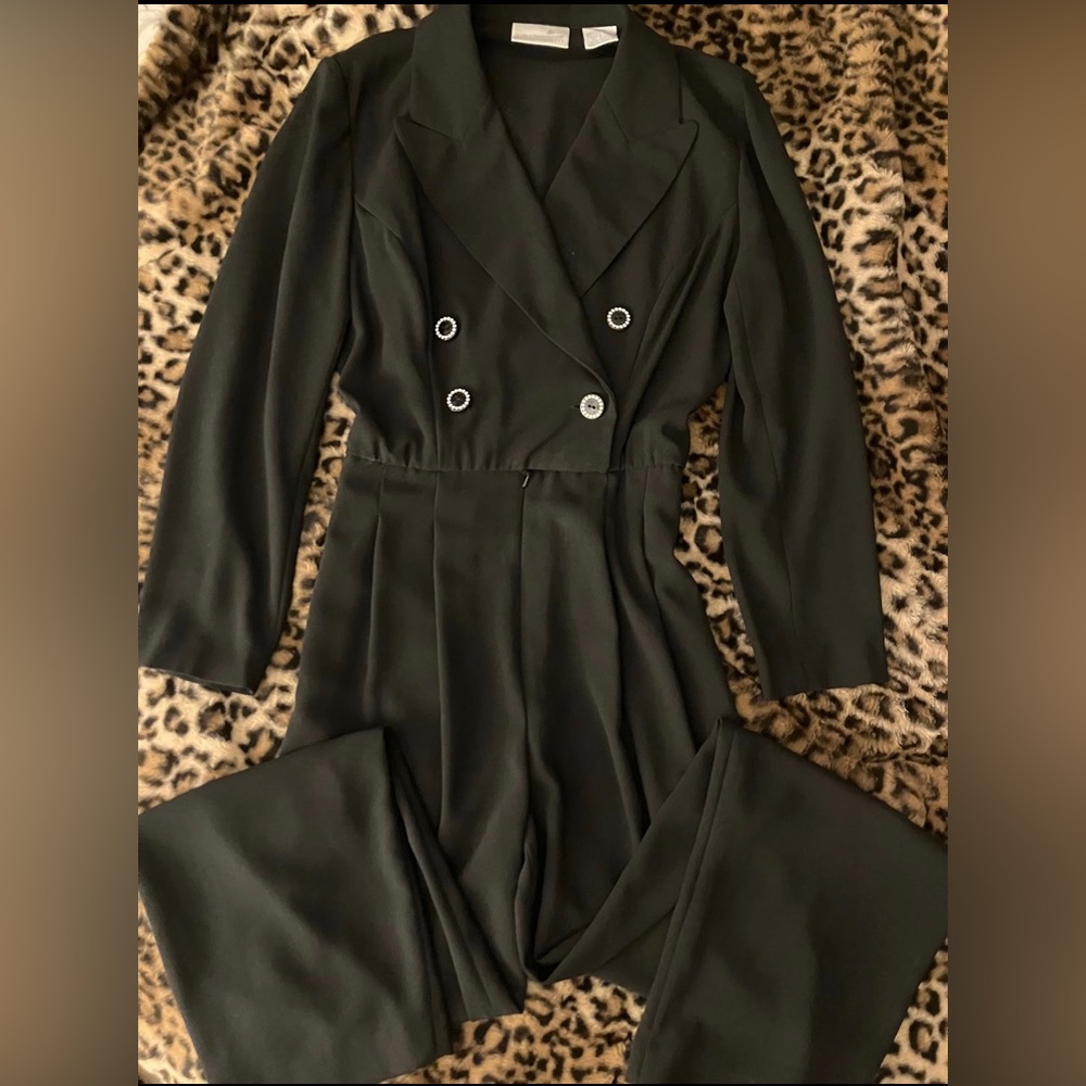 RARE Vintage LIZ CLAIBORNE PETITE jumpsuit- 4